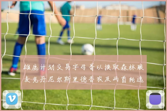 雄鹿计划交易字母哥以换取森林狼麦克丹尼尔斯里德香农及两首轮选秀权